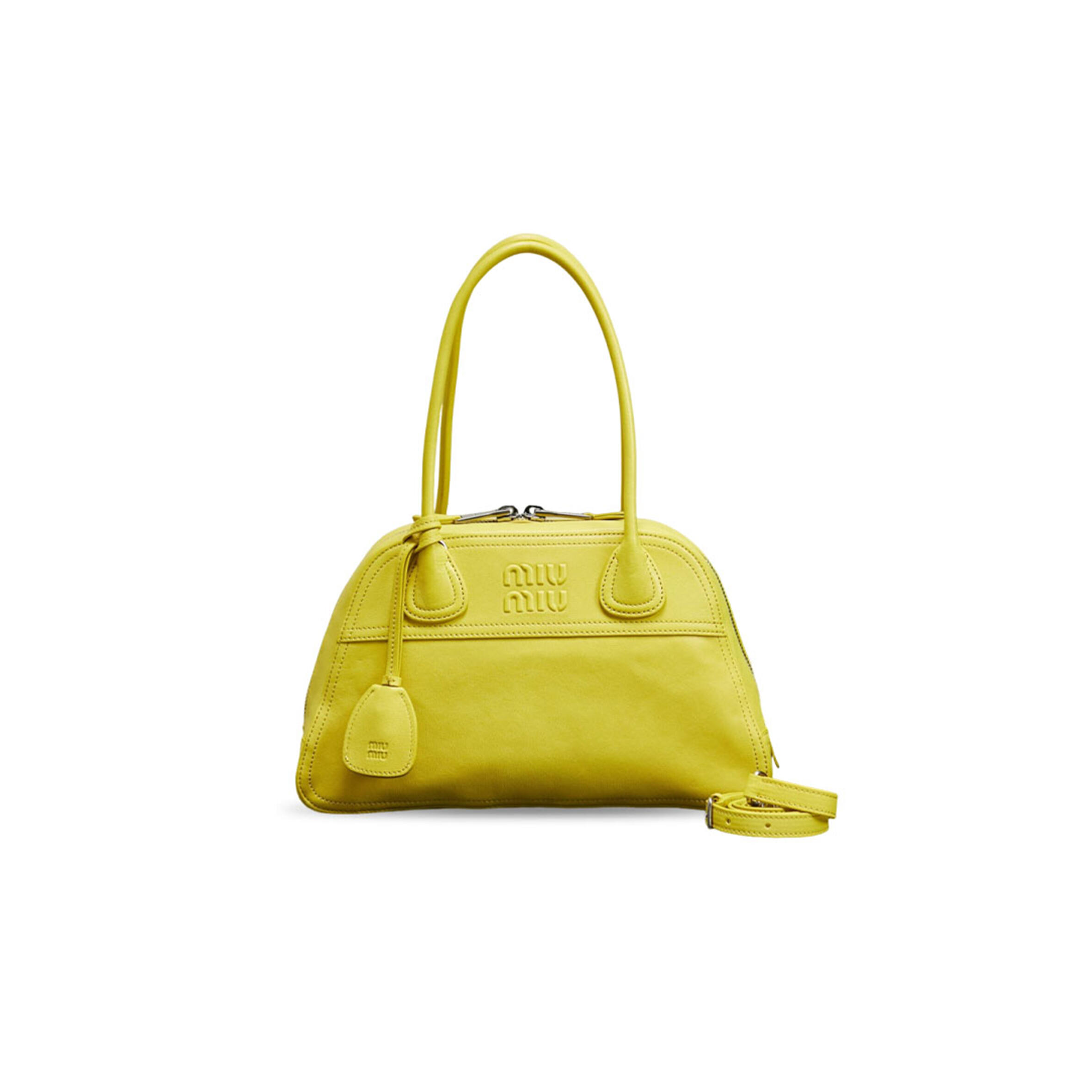 MIU MIU VIVANT NAPPA LEATHER BAG 5BB199 (32*19.5*11cm)